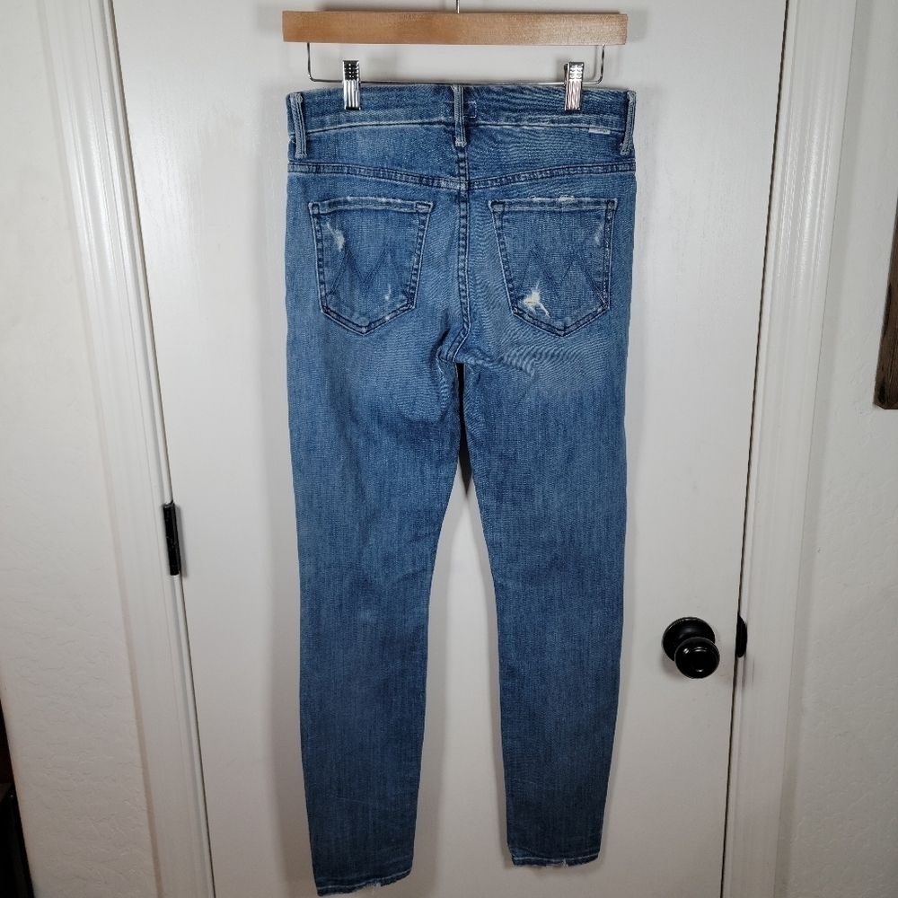 Mother The High Waiste Looker Jeans Graffiti Girl Size 27 - Picture 7 of 11